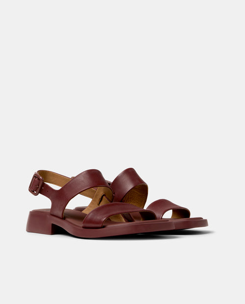 CAMPER Dana, black sandals for women at Tascón