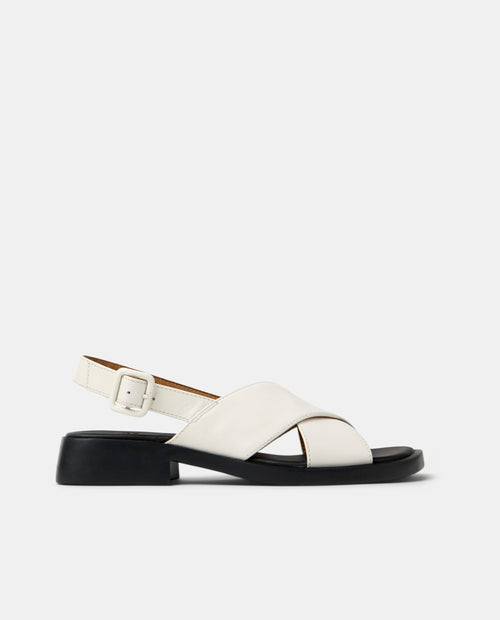 CAMPER Dana, white sandals for women at Tascón