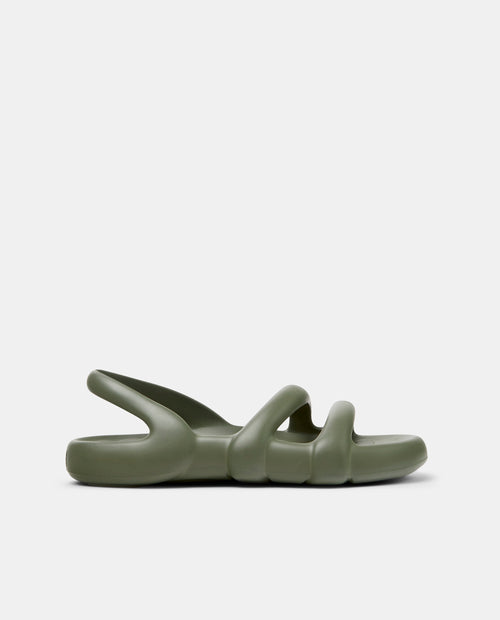 Sandalias Camper Kobarah flat Verde para Mujer referencia K201636-018