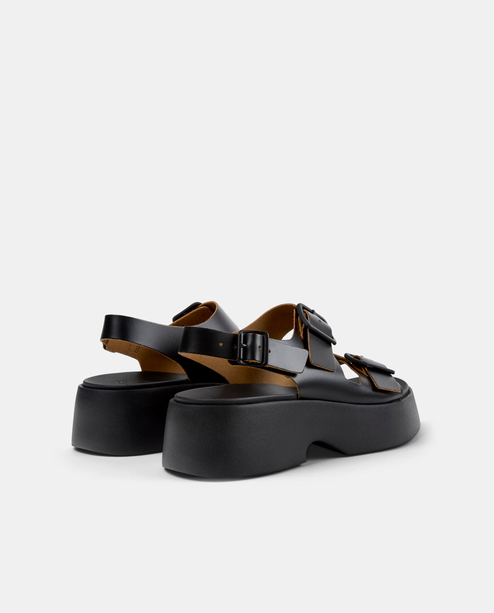 CAMPER Tasha K201712, black sandals for women at Tascón
