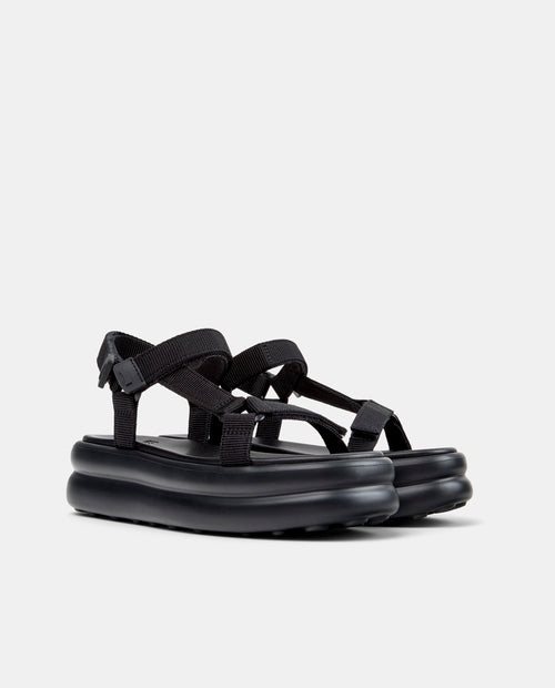 CAMPER Pelotas Flota Up، صنادل أسود للنساء من Tascón