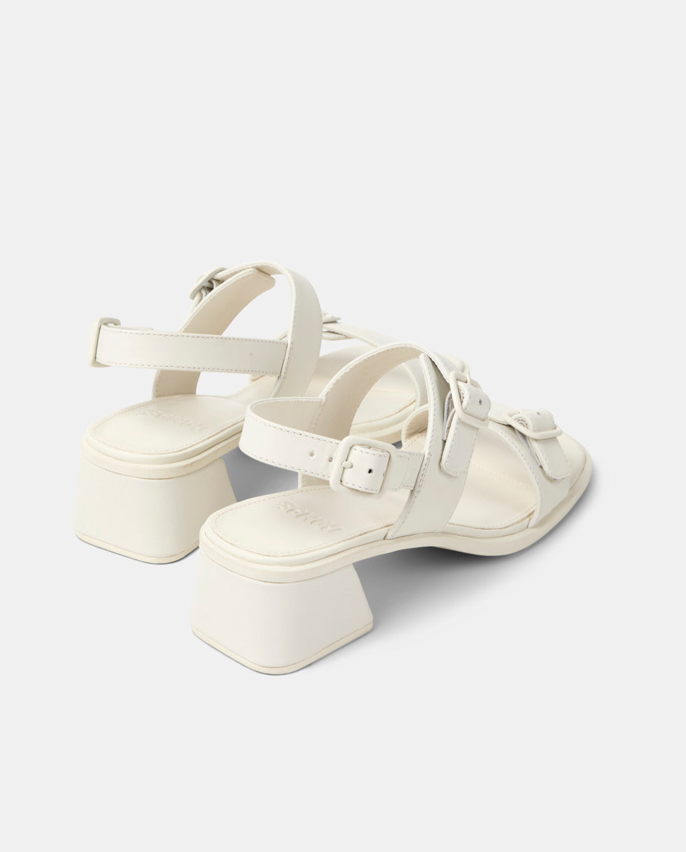 CAMPER Kora Sandal, white sandals for women at Tascón