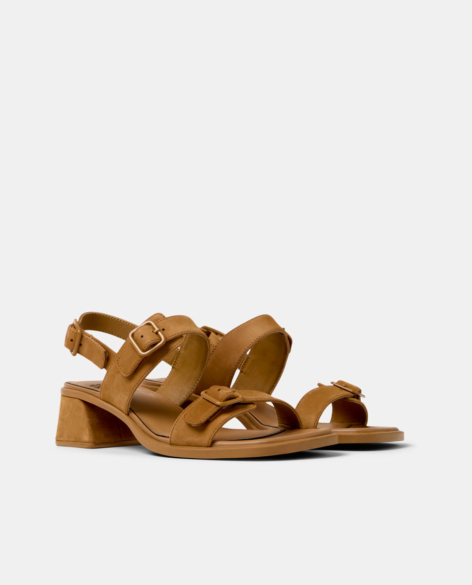 CAMPER Kora Sandal，Tascón 棕色女士凉鞋