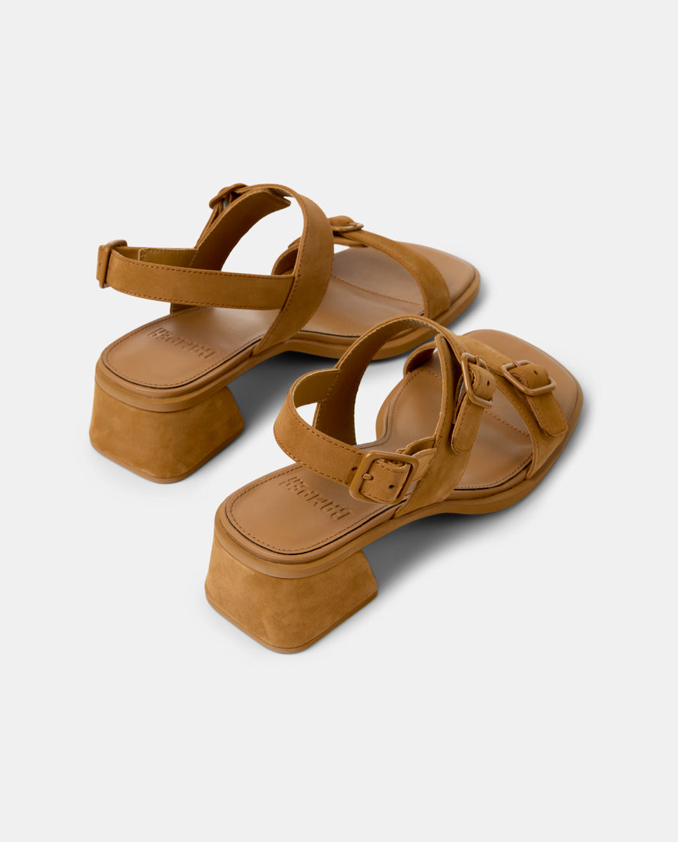 CAMPER Kora Sandal，Tascón 棕色女士凉鞋