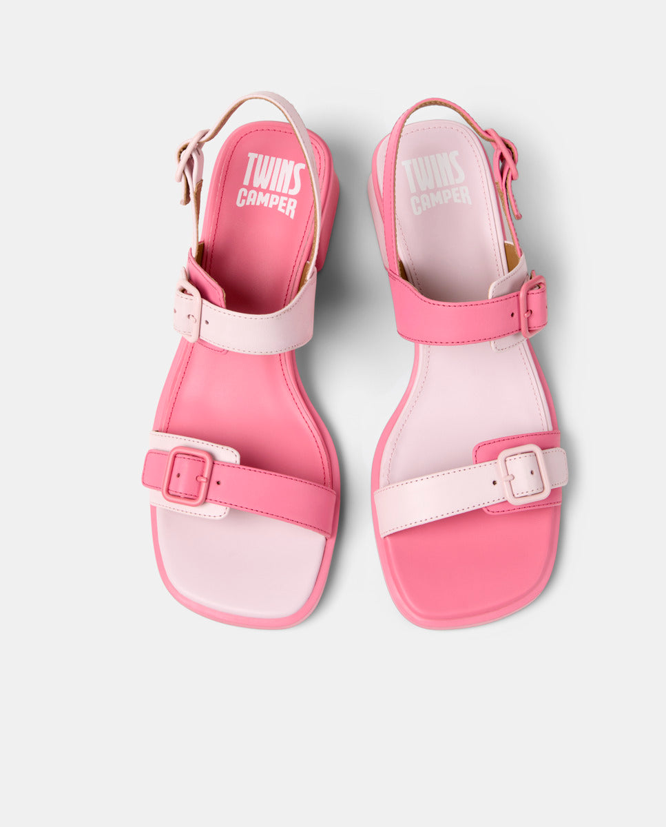 CAMPER Twins，Tascón 米色女士凉鞋