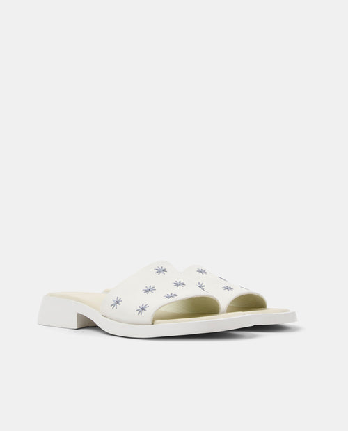 CAMPER Dana, white sandals for women at Tascón