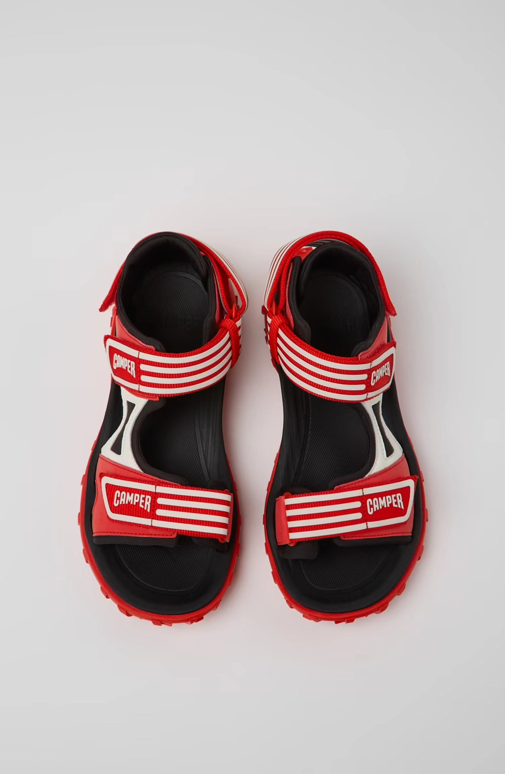 CAMPER Drift Trail Sandal: أحمر صنادل للنساء