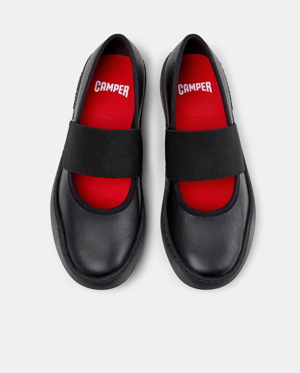 CAMPER Peu Touring, black ballet flats for women at Tascón