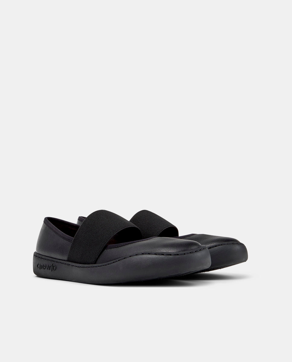 CAMPER Peu Touring, black ballet flats for women at Tascón