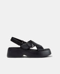 CAMPER Tasha, black sandals for women at Tascón
