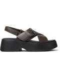 CAMPER Tasha K201860, brown sandals for women at Tascón