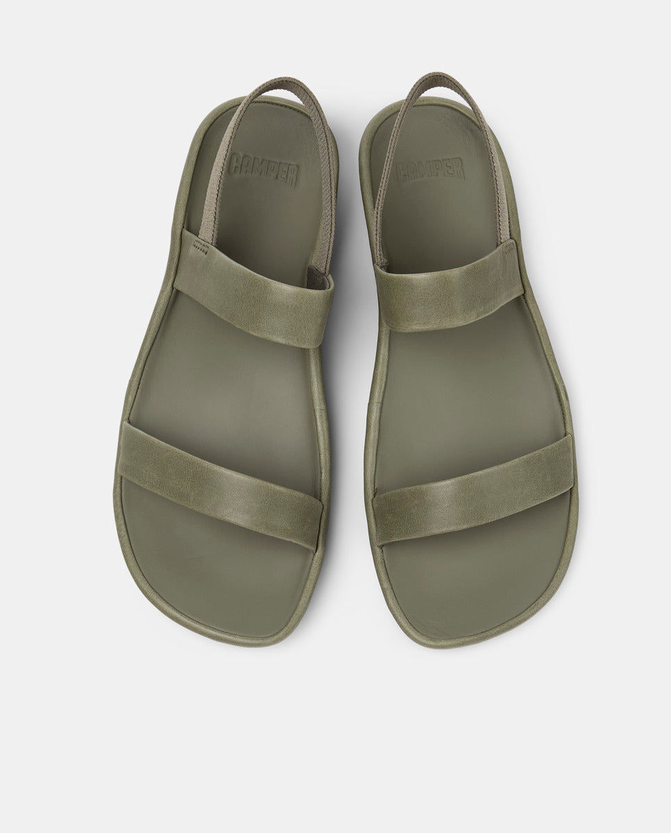 CAMPER Right Isla，Tascón 绿色女士凉鞋
