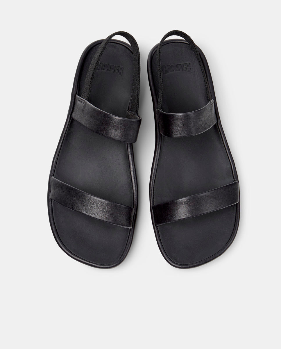 CAMPER Isla K201868，Tascón 黑色女士凉鞋