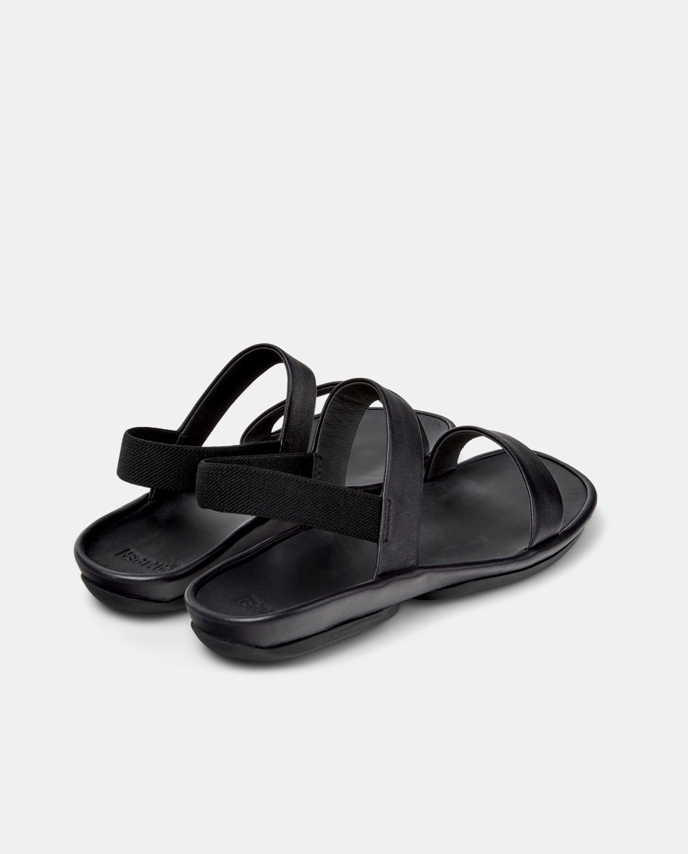 CAMPER Isla K201868，Tascón 黑色女士凉鞋