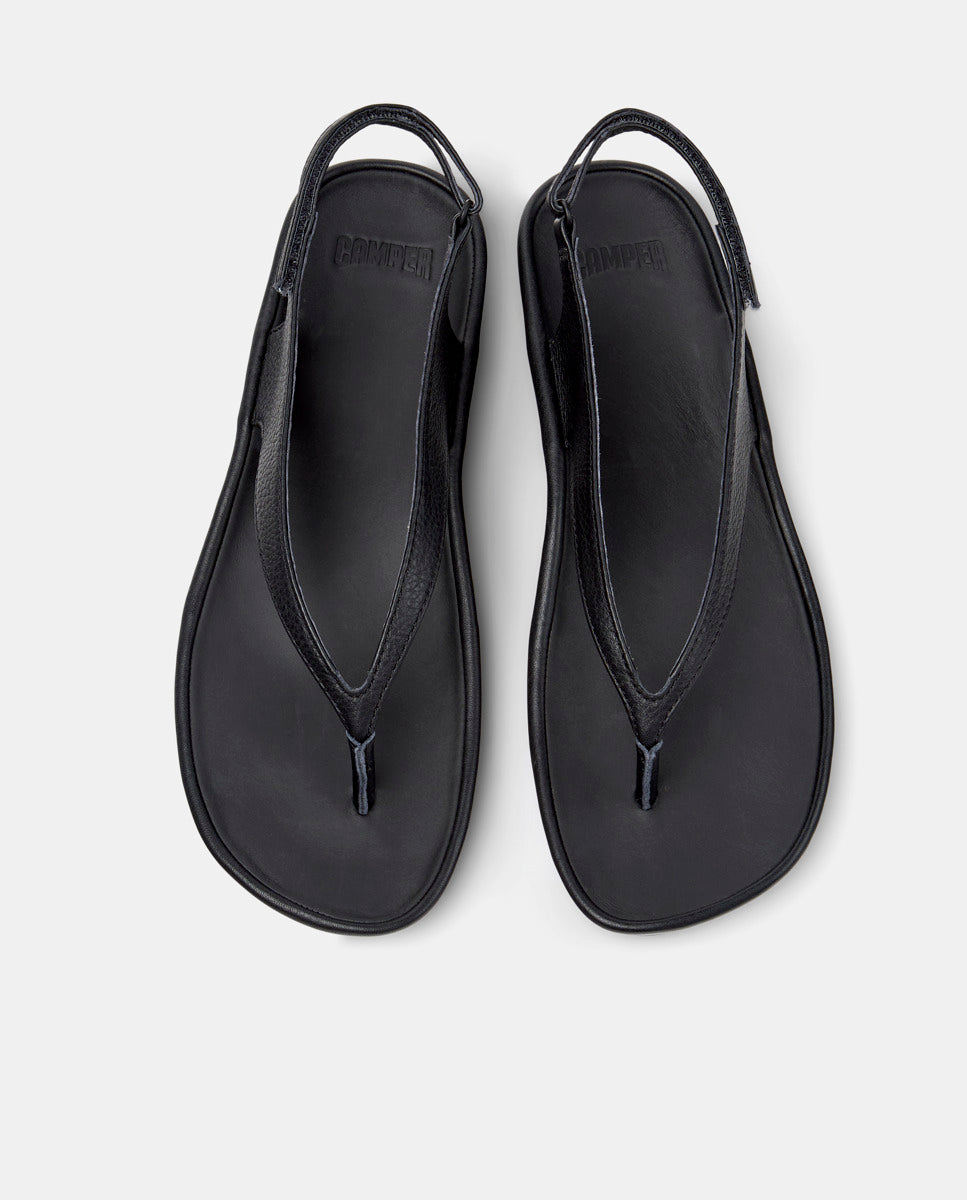 CAMPER Right Isla, чорний сандалі для жінок у Tascón