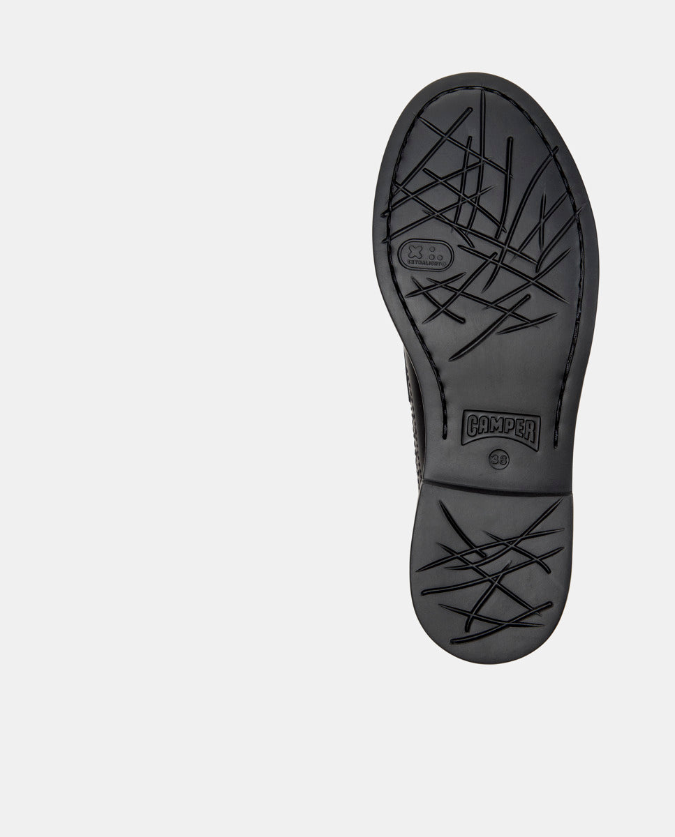 CAMPER Twins, black loafers for women at Tascón