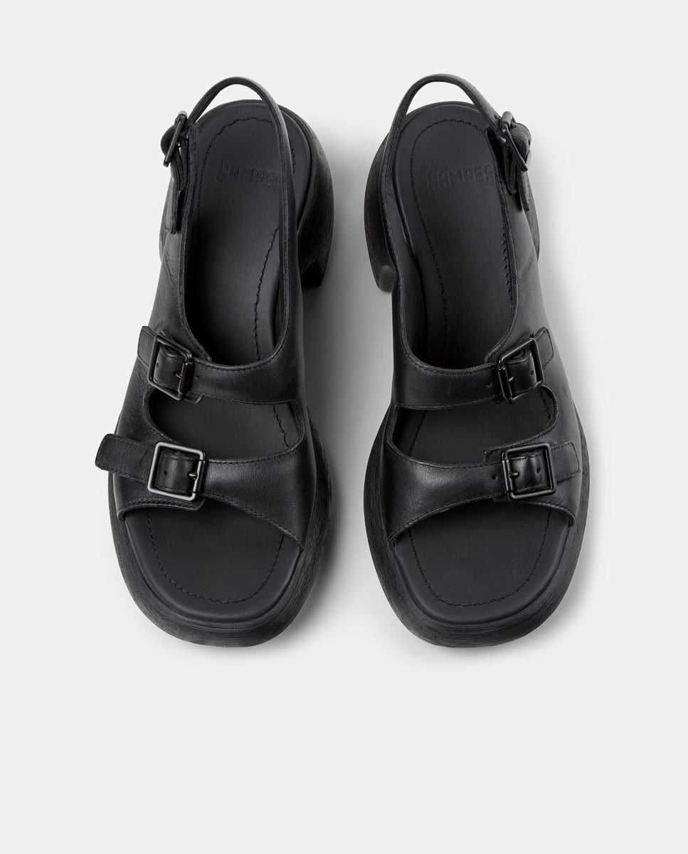 CAMPER Thelma Sandal, black sandals for women at Tascón