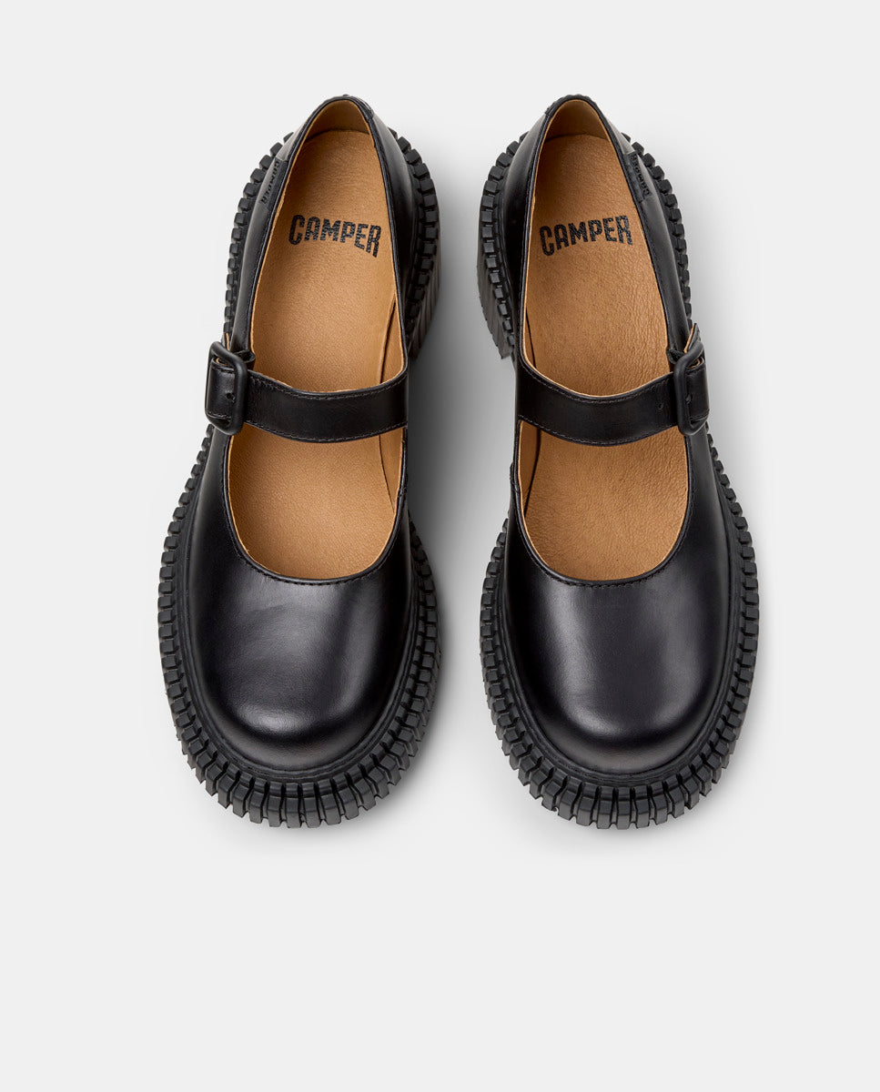 CAMPER Pix London, mocassins negre per a dona a Tascón