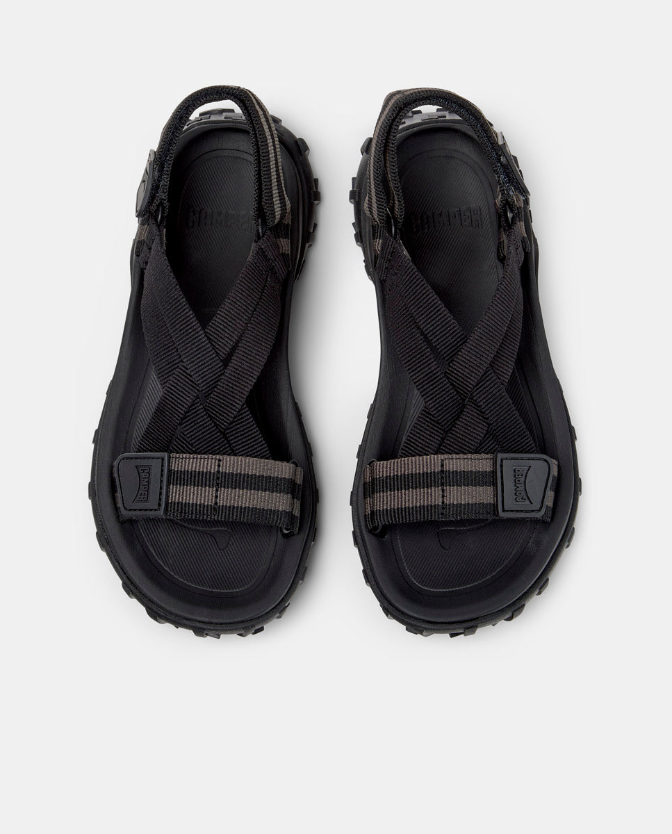 CAMPER Drift Trail Sandal、Tascónのブラックレディースサンダル