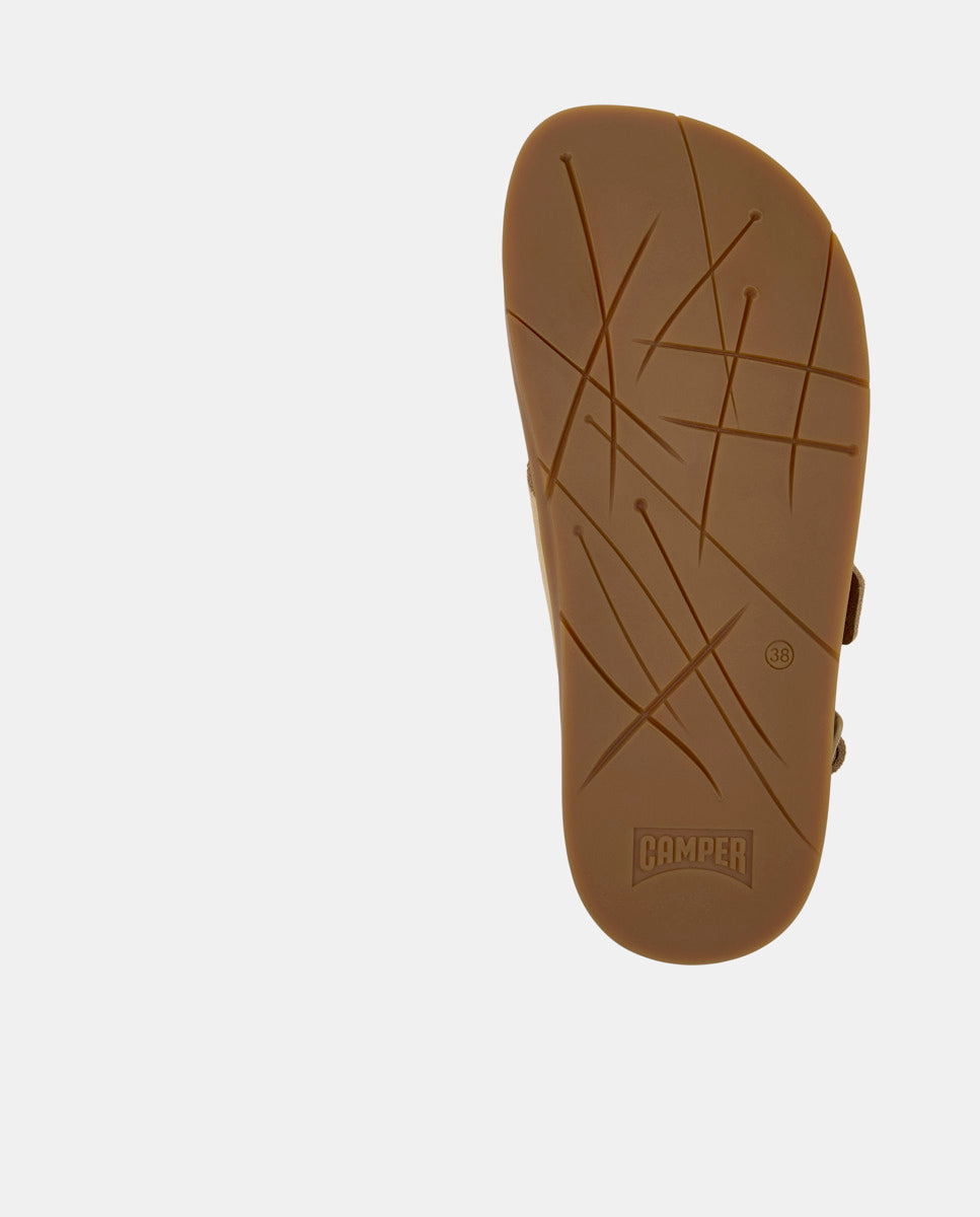 CAMPER Lluc Sandal, brown sandals for women at Tascón