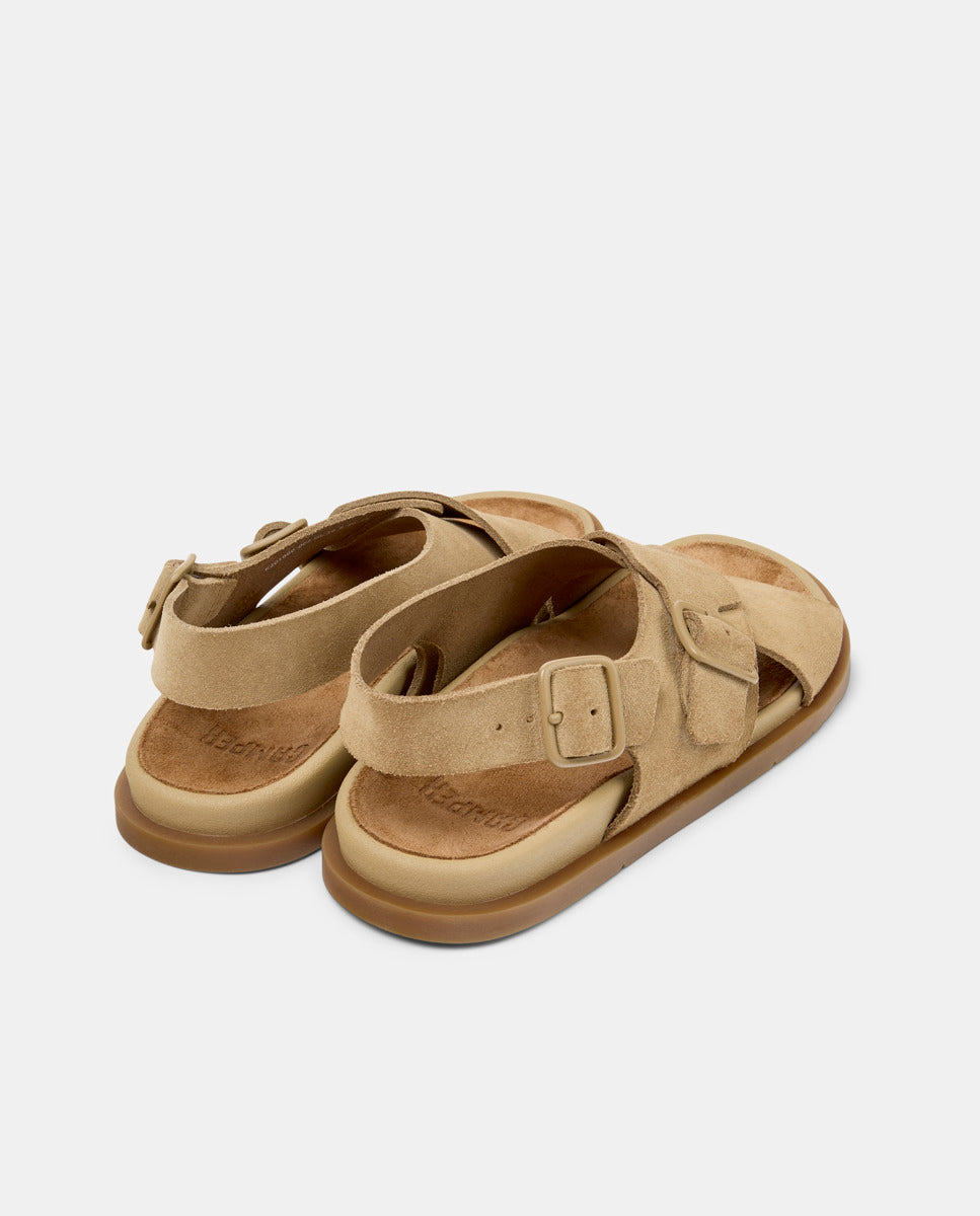 CAMPER Lluc Sandal, brown sandals for women at Tascón