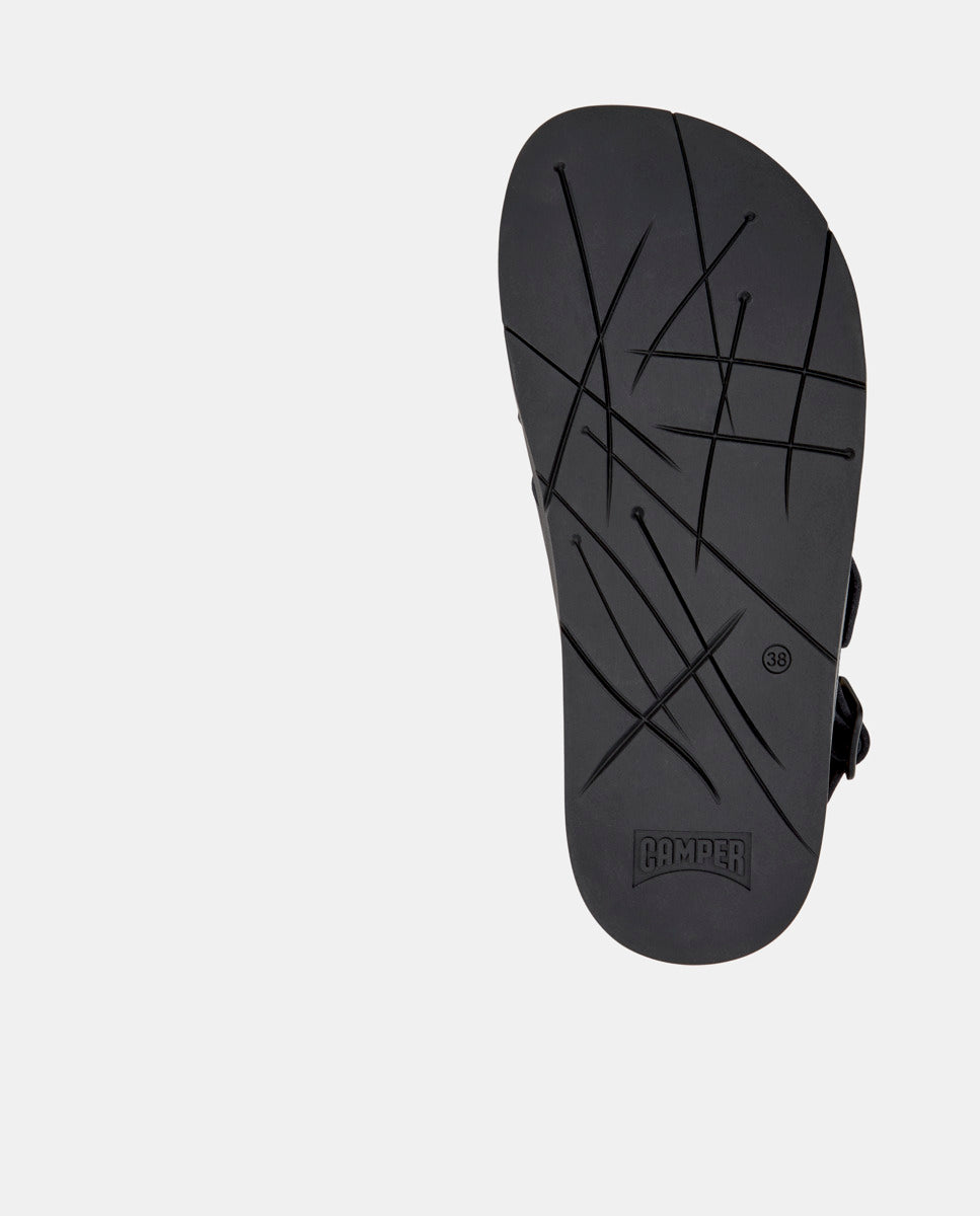 CAMPER Lluc Sandal, czarny sandały dla kobiet w Tascón