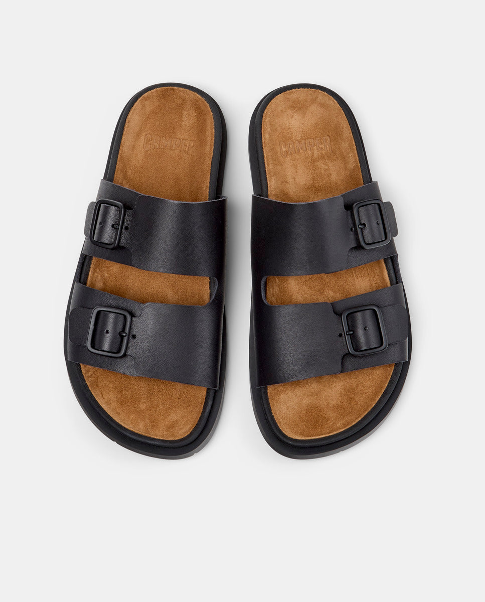 CAMPER Lluc Sandal, black sandals for women at Tascón