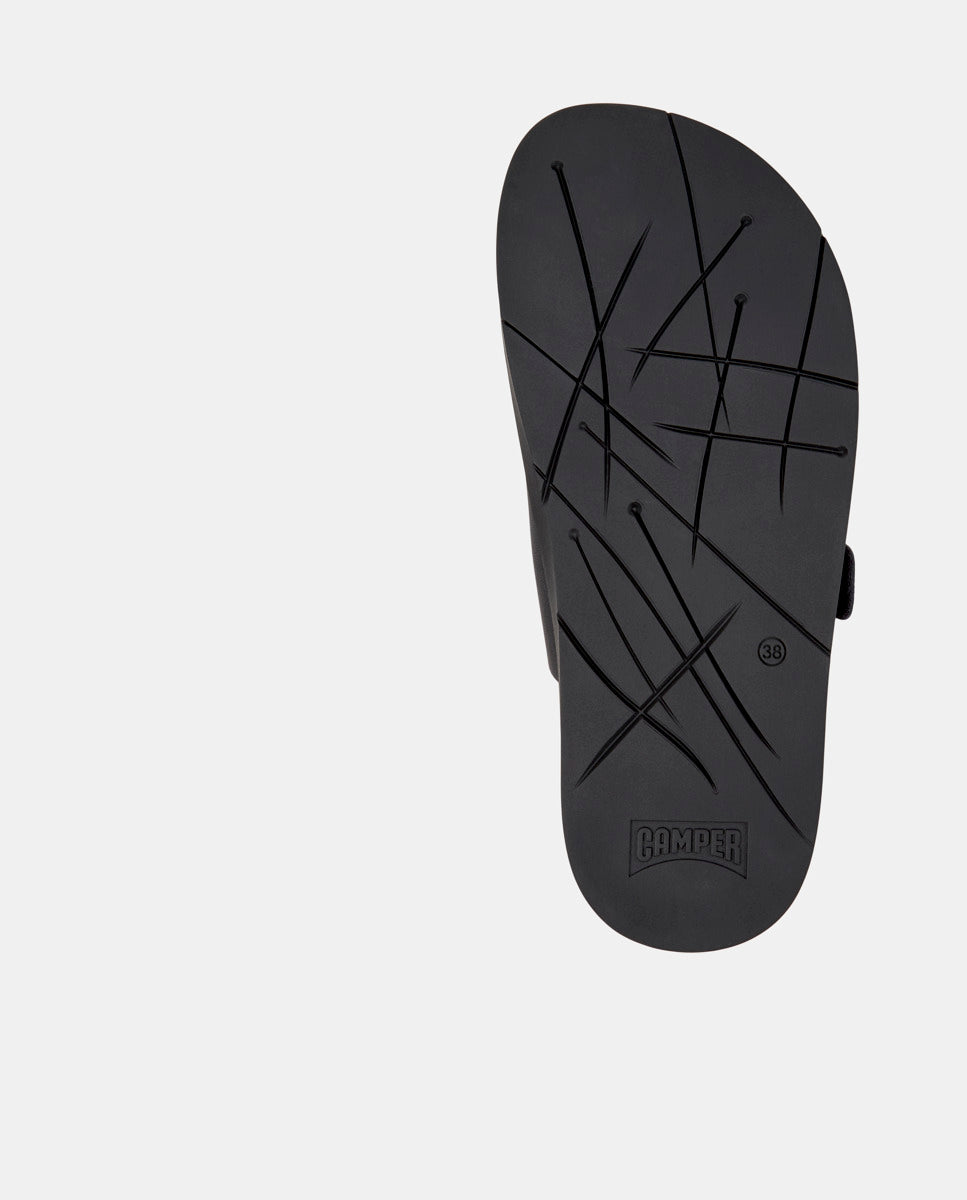 CAMPER Lluc Sandal, black sandals for women at Tascón