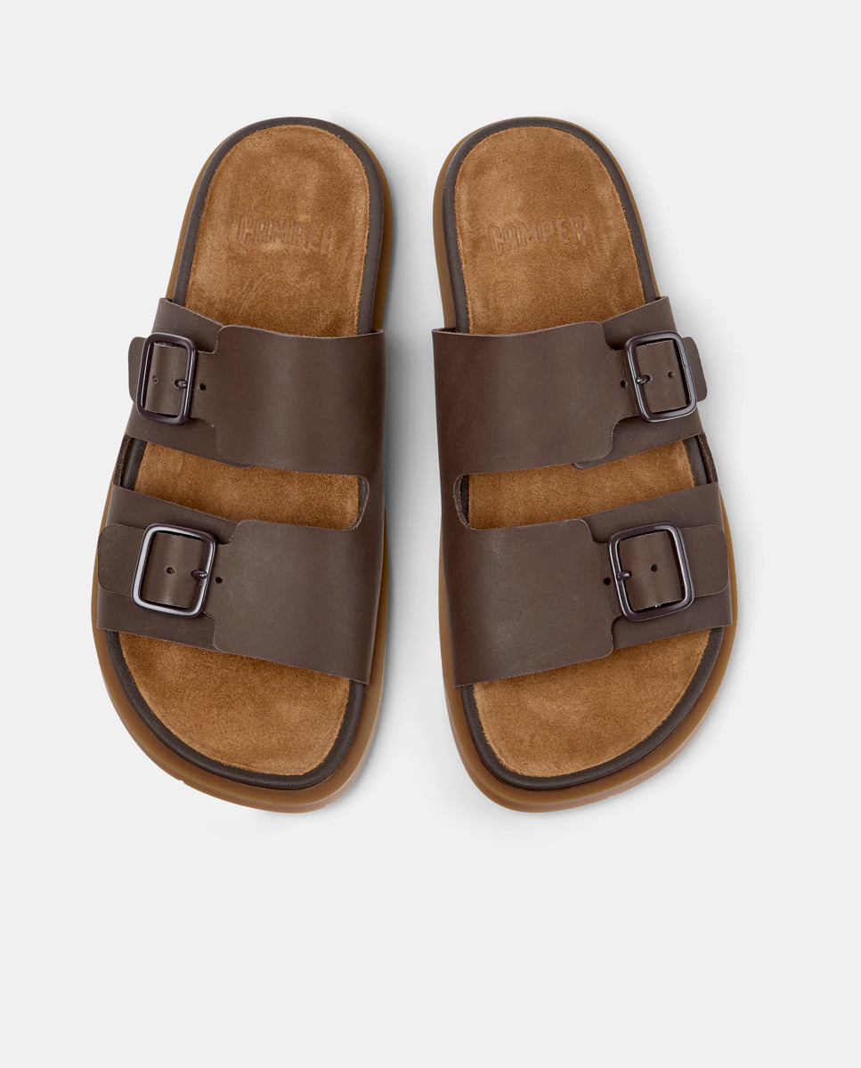 CAMPER Lluc Sandal, brown sandals for women at Tascón