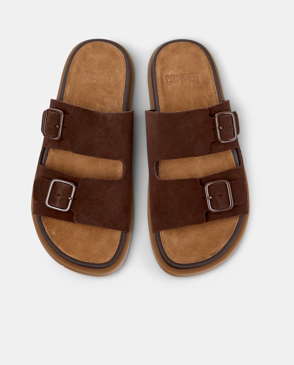 CAMPER Lluc K201881, brown sandals for women at Tascón