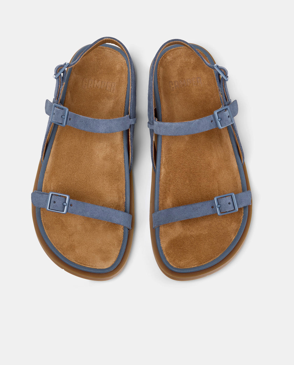 CAMPER Lluc Sandal, blue sandals for women at Tascón