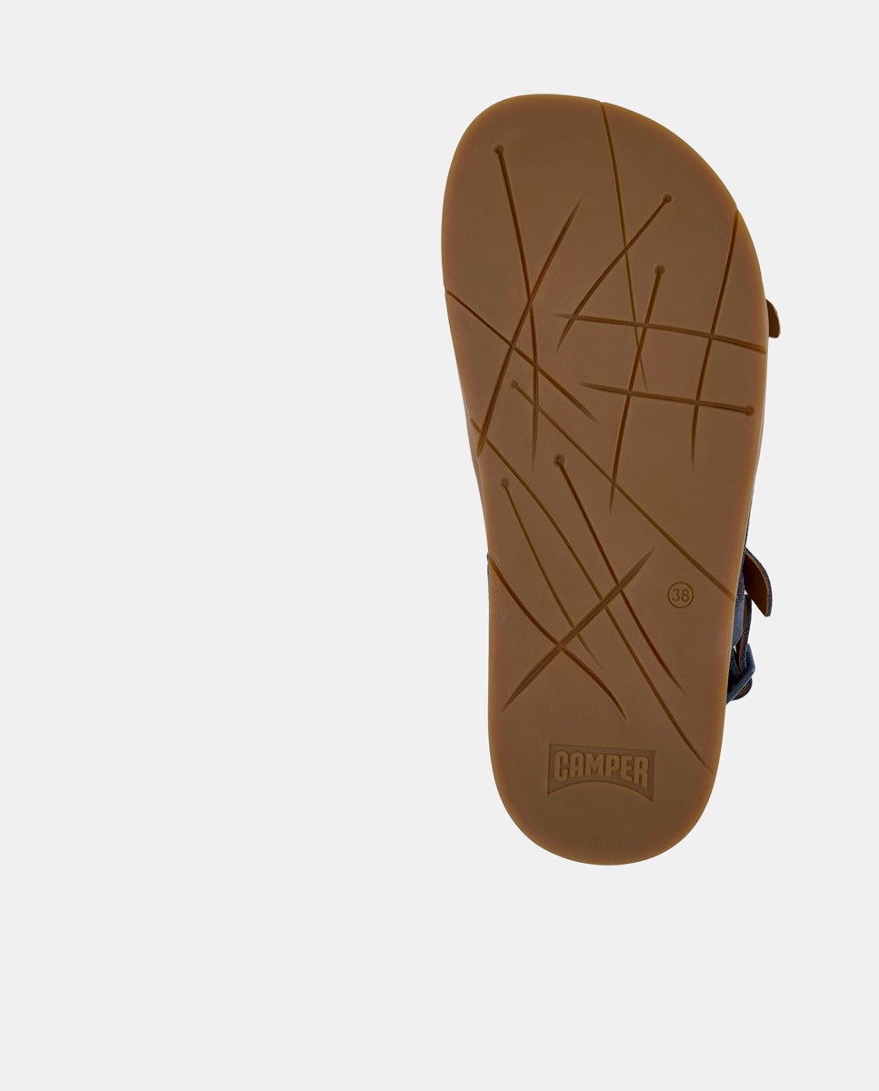 CAMPER Lluc Sandal, blue sandals for women at Tascón