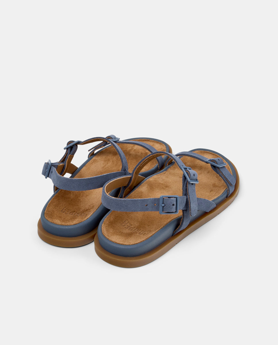 CAMPER Lluc Sandal, blue sandals for women at Tascón