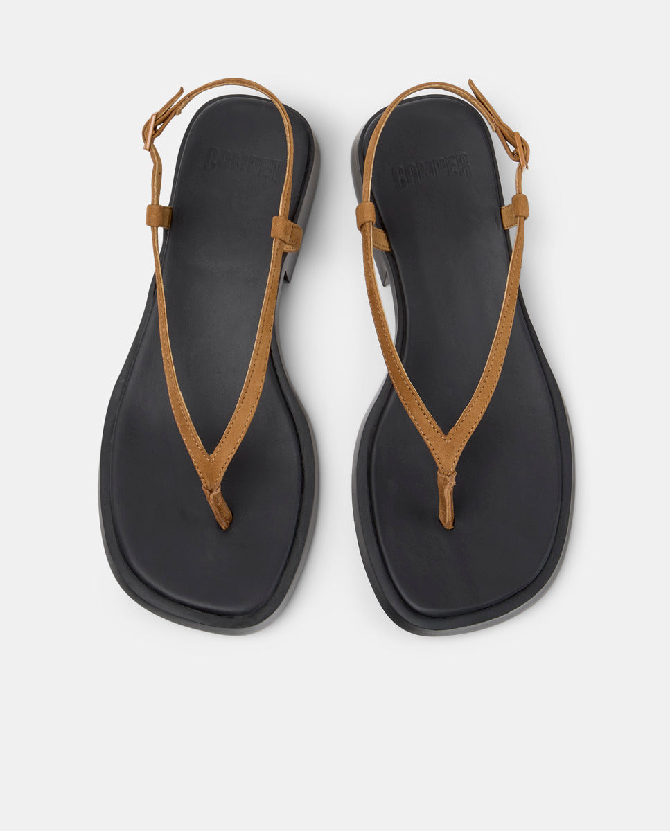 CAMPER Dana, brown sandals for women at Tascón