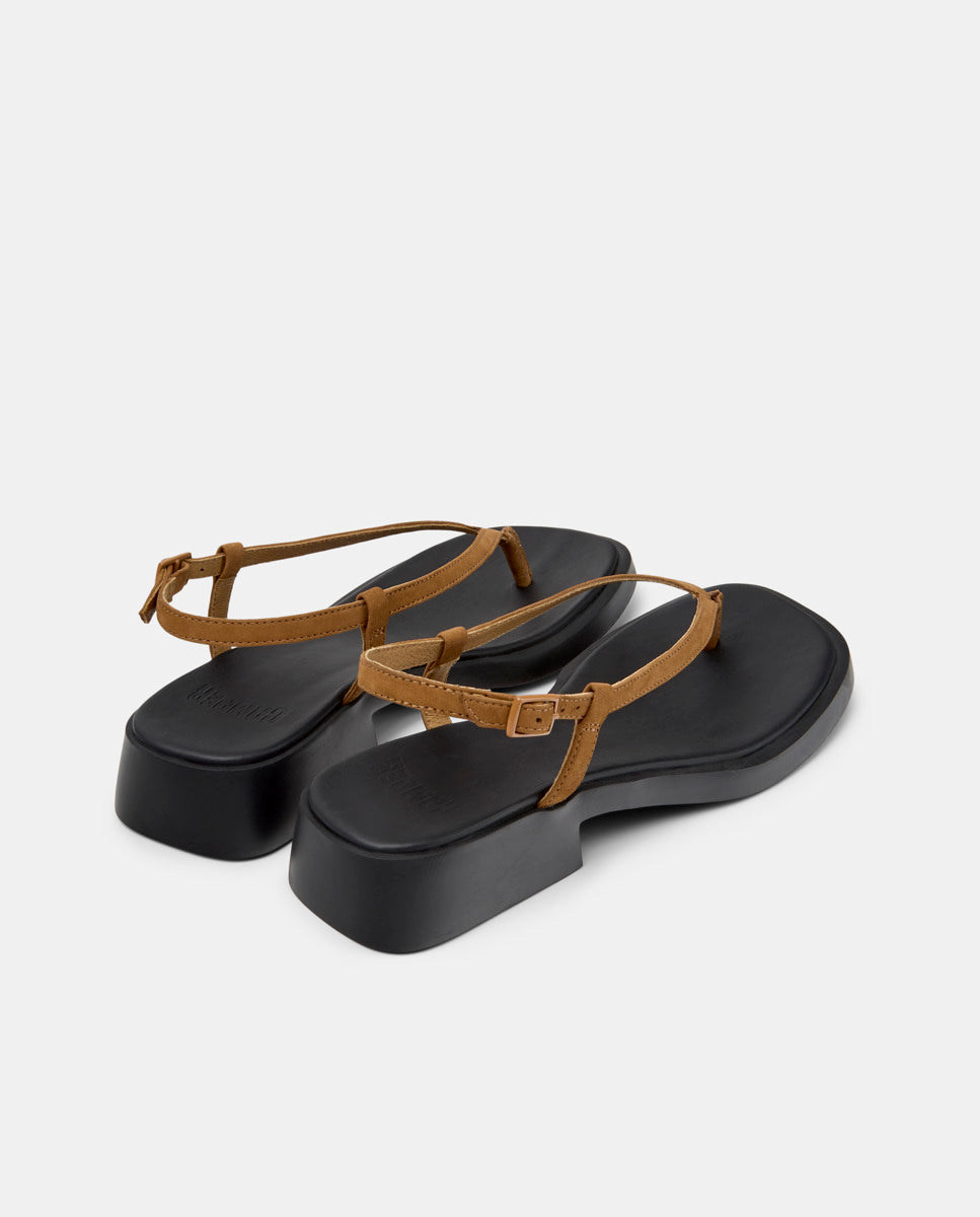 CAMPER Dana, brown sandals for women at Tascón