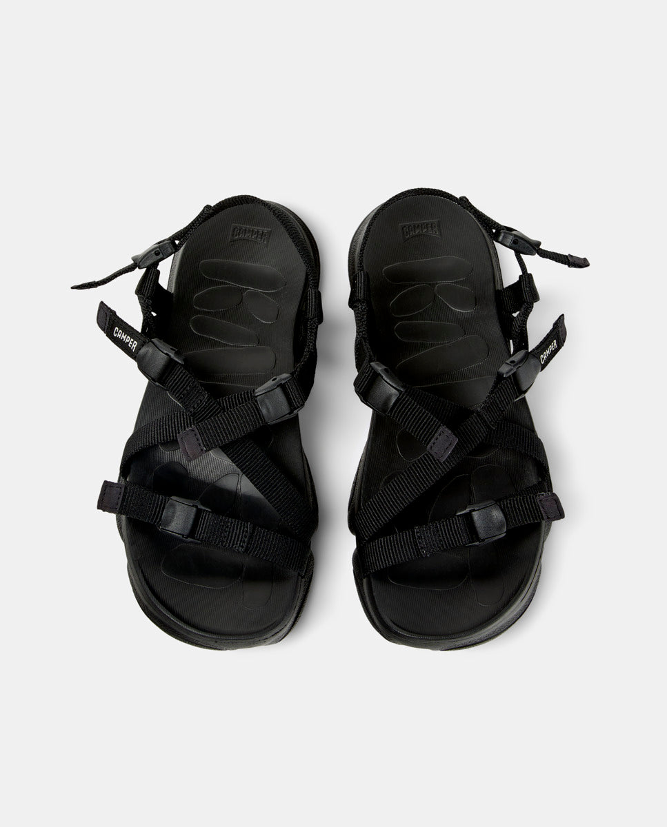 CAMPER Karst Sandal, sandàlies negre per a dona a Tascón