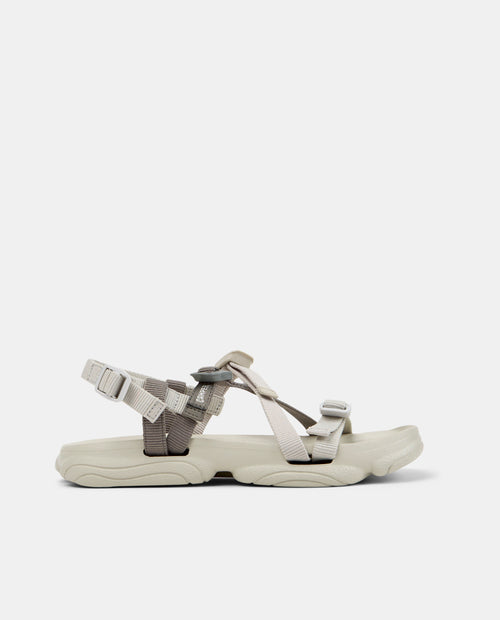 CAMPER Karst Sandal, grey sandals for women at Tascón