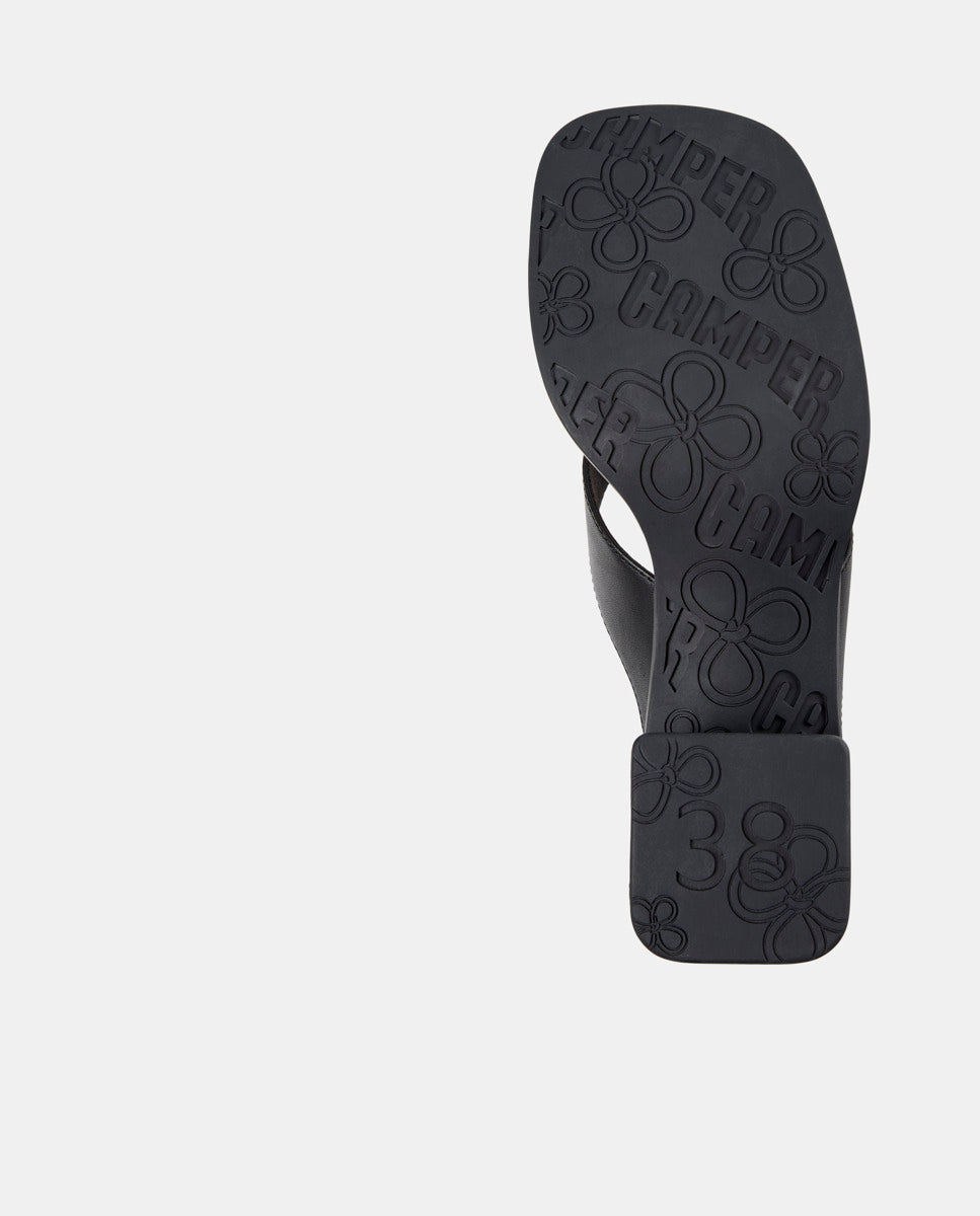 CAMPER Kora Sandal, чорний сандалі для жінок у Tascón
