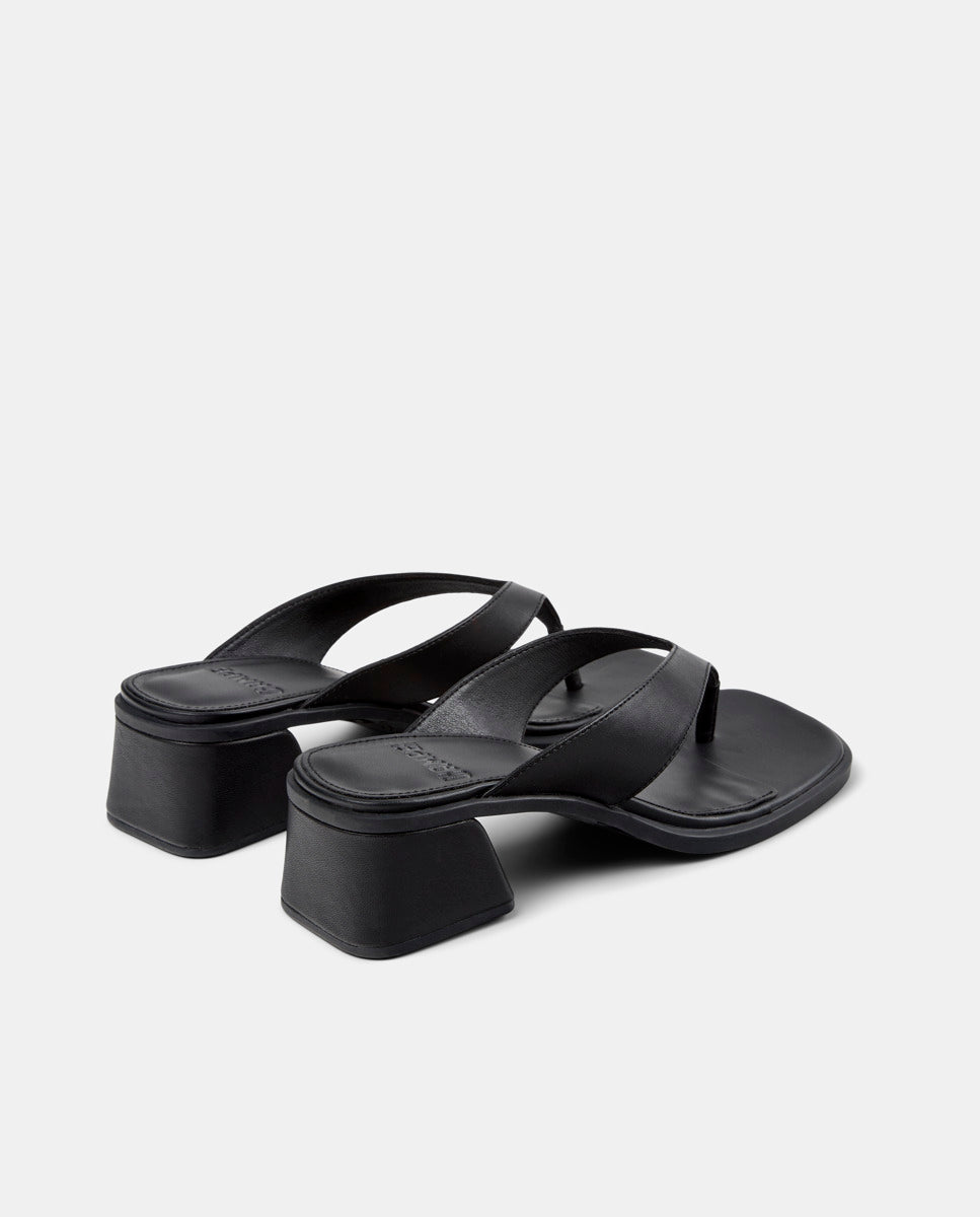 CAMPER Kora Sandal, чорний сандалі для жінок у Tascón