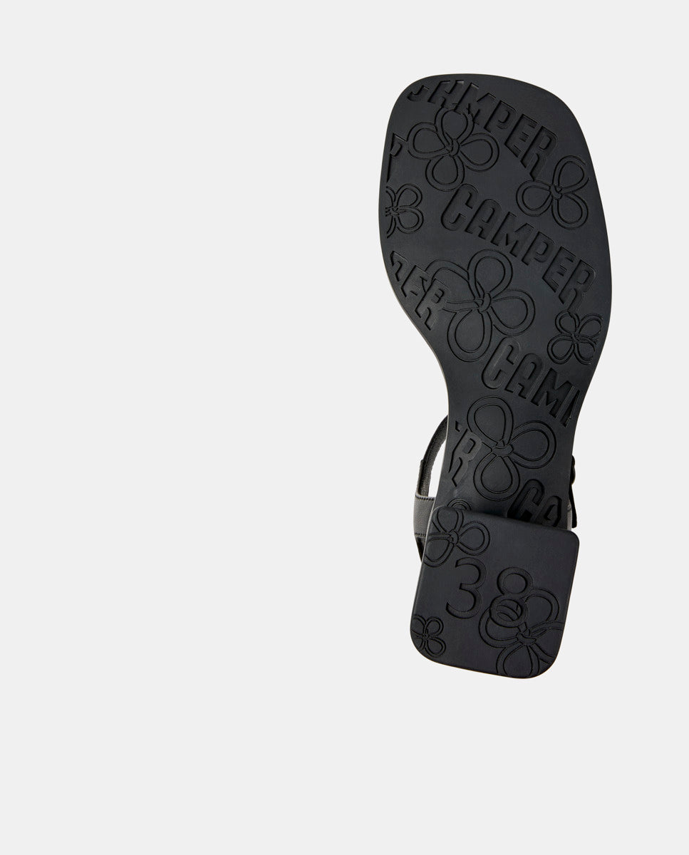 CAMPER Kora K201914, black sandals for women at Tascón