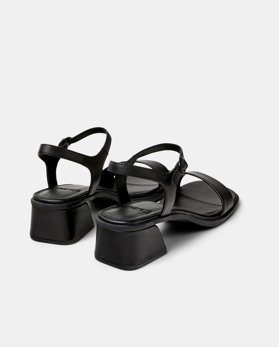 CAMPER Kora K201914, black sandals for women at Tascón