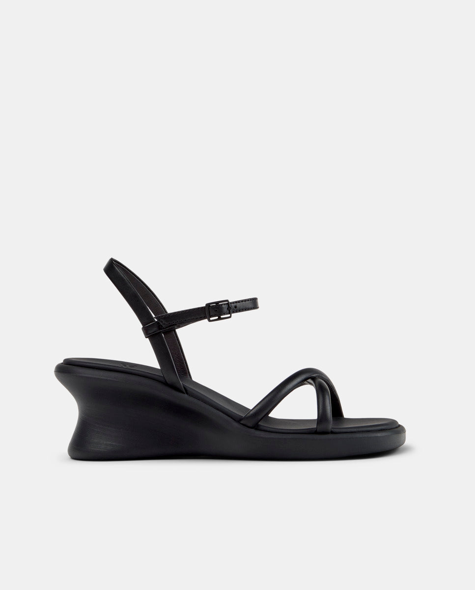 CAMPER Louise Sandal，Tascón 黑色女士凉鞋