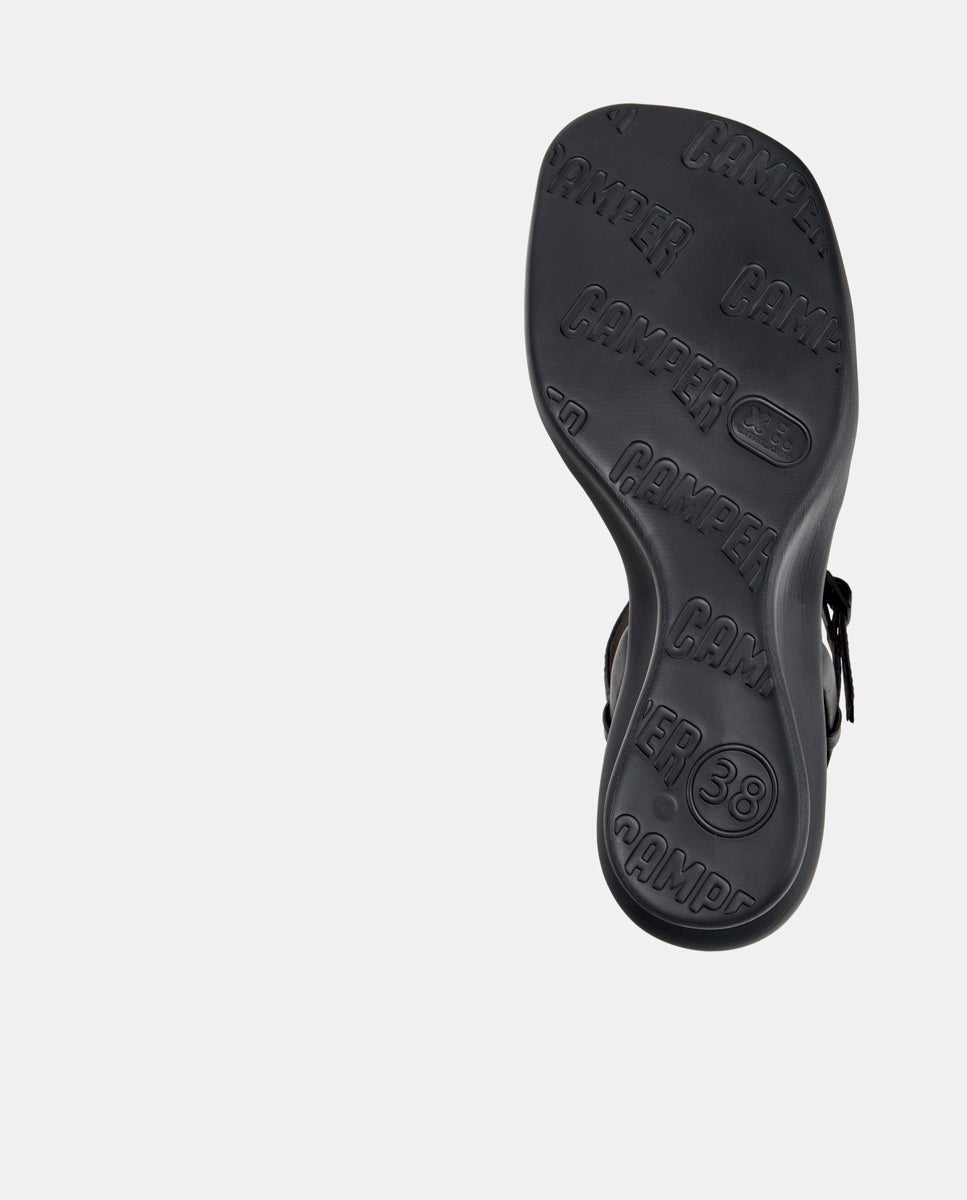 CAMPER Louise Sandal，Tascón 黑色女士凉鞋