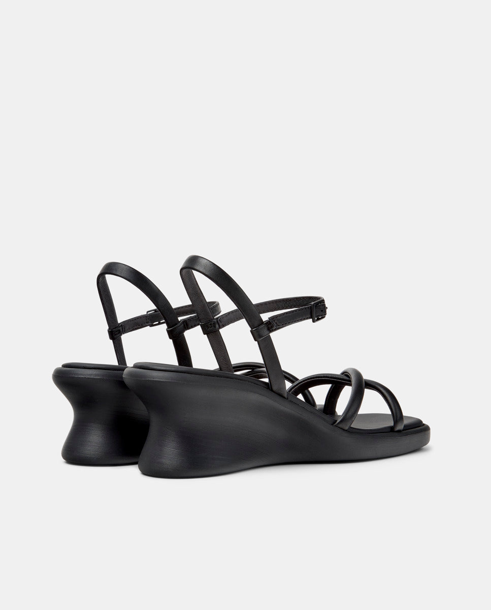 CAMPER Louise Sandal，Tascón 黑色女士凉鞋