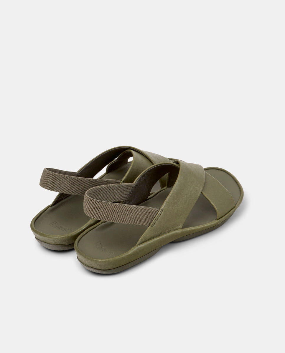 CAMPER Right Isla，Tascón 绿色女士凉鞋