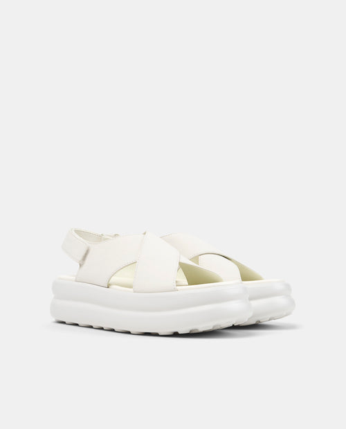 CAMPER Pelotas Flota Up، صنادل أبيض للنساء من Tascón