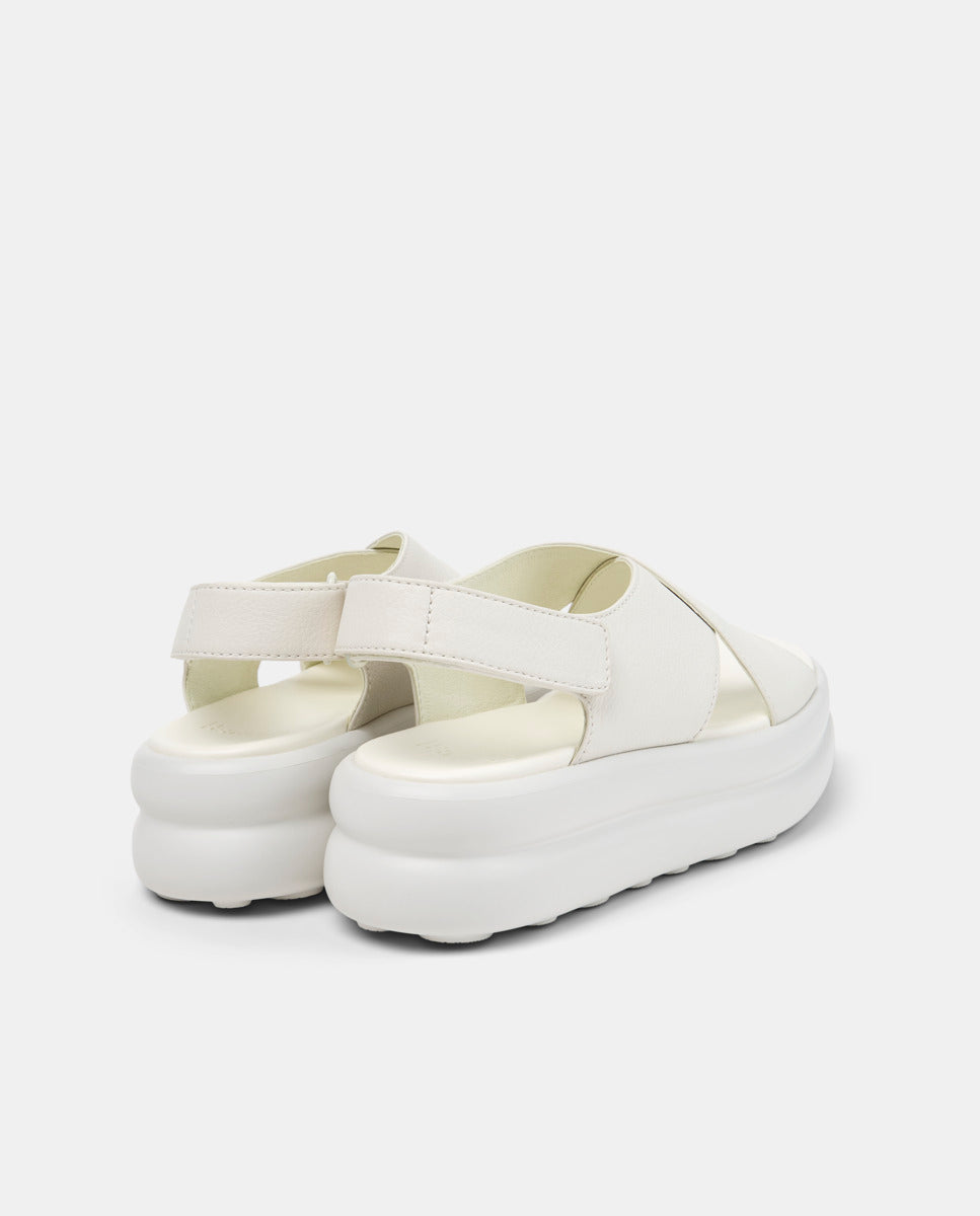 CAMPER Pelotas Flota Up, sandali bianco da donna da Tascón