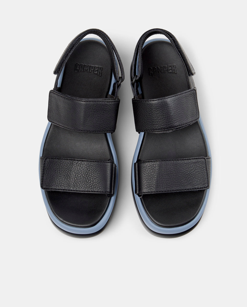 CAMPER Pelotas Flota Up, sandali nero da donna da Tascón