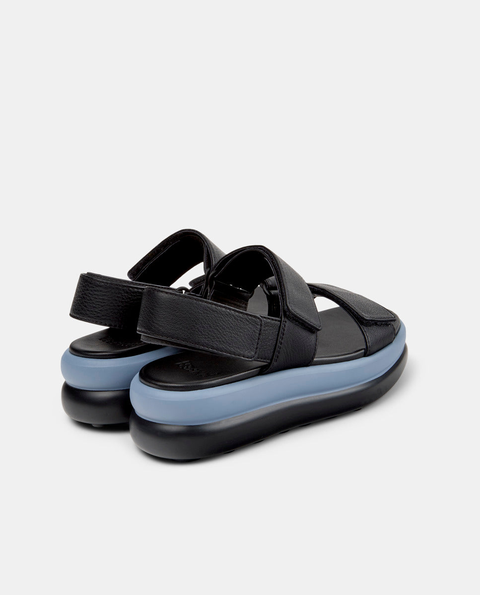 CAMPER Pelotas Flota Up, sandali nero da donna da Tascón
