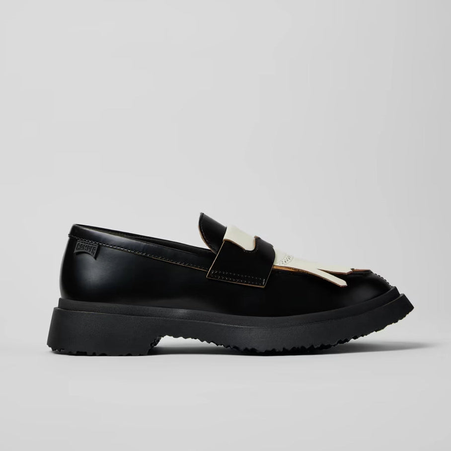 CAMPER Twins: black loafers for women